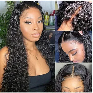 BABY DOLL - WATER WAVE LACE FRONT HUMAN HAIR WIG 20 INCH 13X4 LACE  PREp…